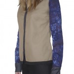 Beige blue topa