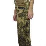 beige batik skirta