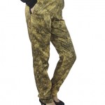 beige batik trousera