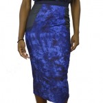 blue skirt