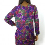 flowered baloon dressc