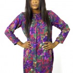 flowered baloon dressd
