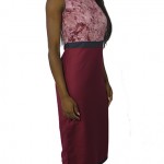 red red batik dress a