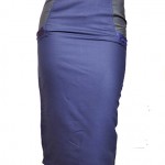 blue skirt long