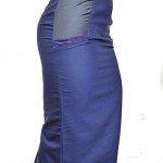 blue skirt longa