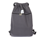 Grey pullstring bag hubcouture