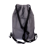 Grey pullöstring bag hubcouture 1a