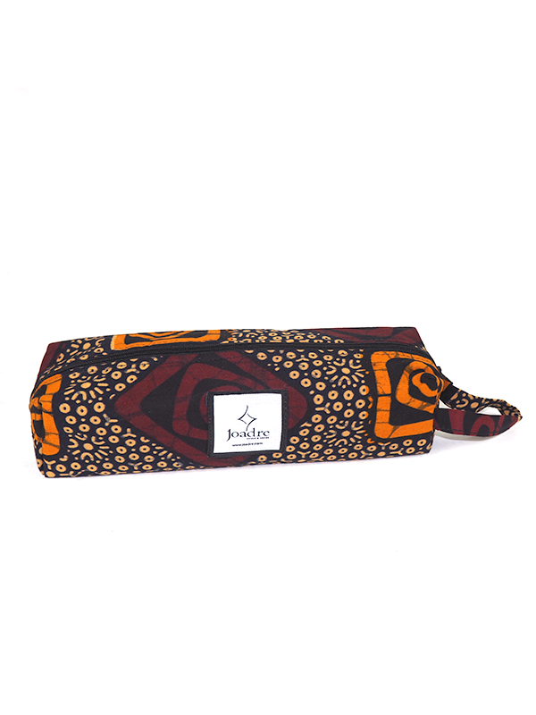 African Print Makeup Bag