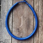 Joadre Blue leather necklace