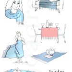 Fouta handgewebte Tuch manual