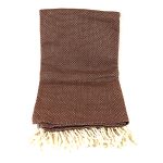 Fouta handgewebte tuch braun 1