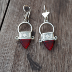 Joadre tuareg silver earrings 3a