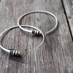 Tuareg silver earrings 8