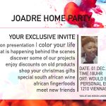 Joadre home party invite template
