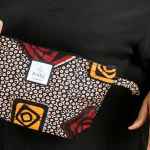 African makeup bag