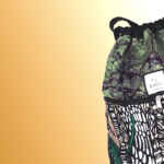 Joadre bag african inspired pullstring