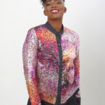Black-white African inspired jacket