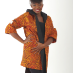 Black-white African inspired jacket