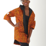 Black-white African inspired jacket