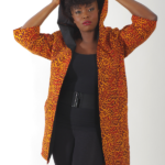 Black-white African inspired jacket
