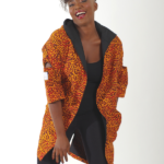 Black-white African inspired jacket