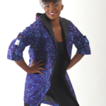 Black-white African inspired jacket