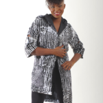 Turquoise African inspired jacket