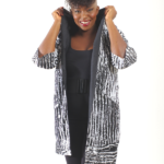Turquoise African inspired jacket