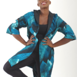 Black-white African inspired jacket