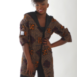 Black-white African inspired jacket