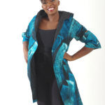Black-white African inspired jacket