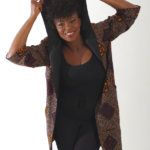 Black-white African inspired jacket
