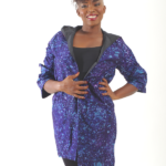 Black-white African inspired jacket