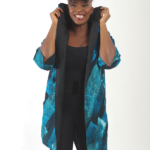 Black-white African inspired jacket