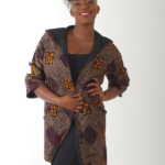 Black-white African inspired jacket