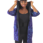 Black-white African inspired jacket