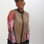 African inspired printed shirt joadre